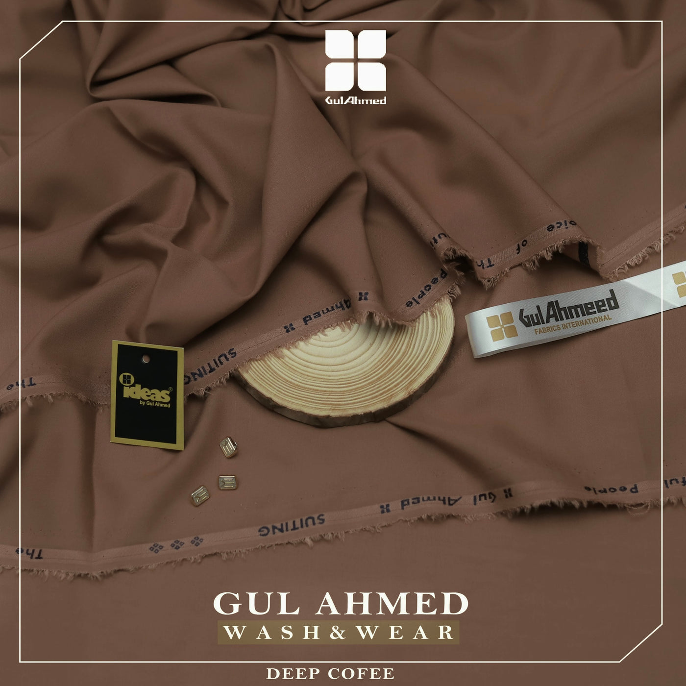 Men's Classical Wash'n Wear Soft - Smooth - Suitable for all season wearings - DEEP COFEE