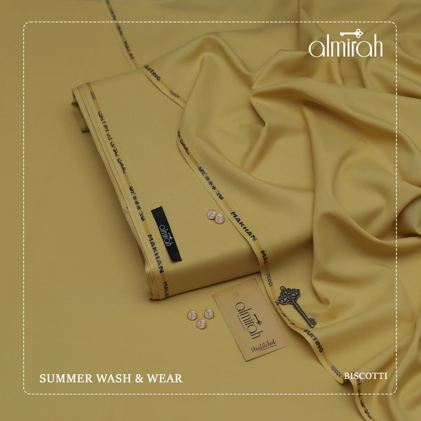 Almirah Luxury Wash and Wear"-BISCOTTI