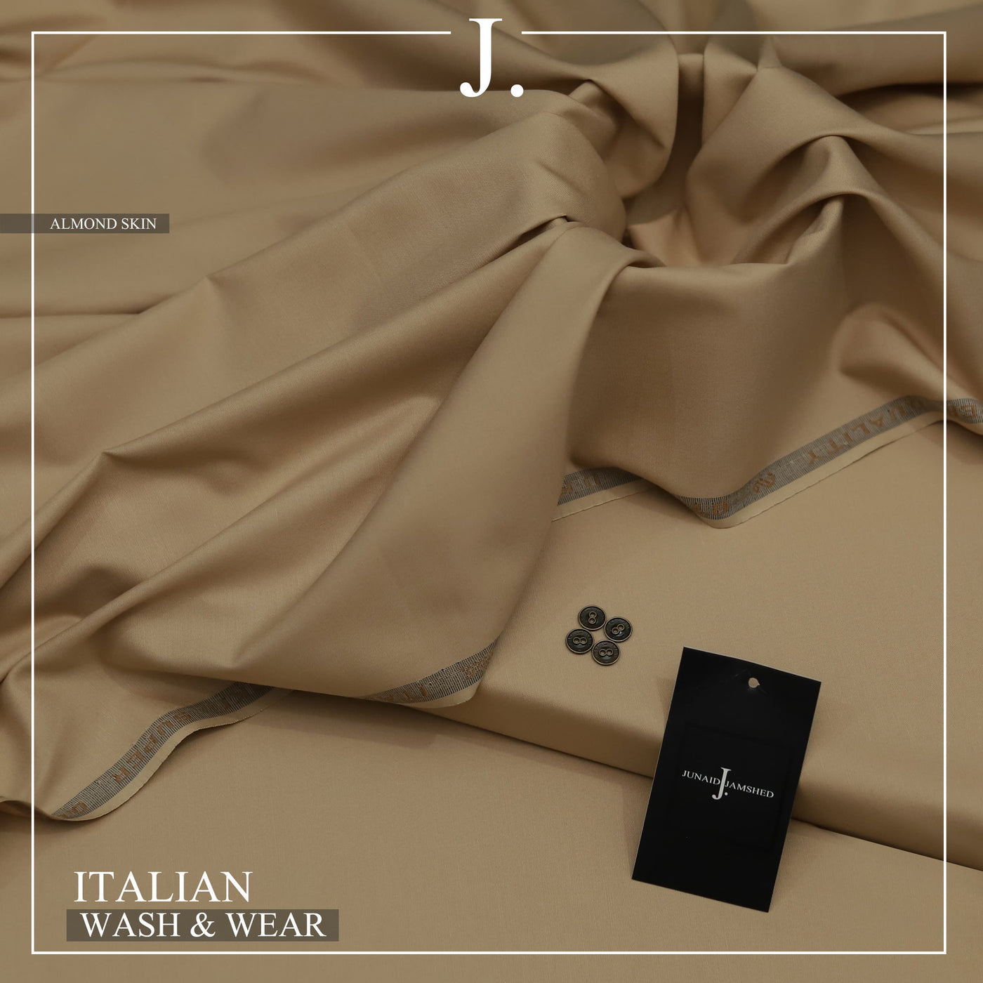 "Pure Comfort, Pure Style: The 2025 Men's Premium 100% Pure Wash & Wear Collection for All Seasons"-Almond Skin