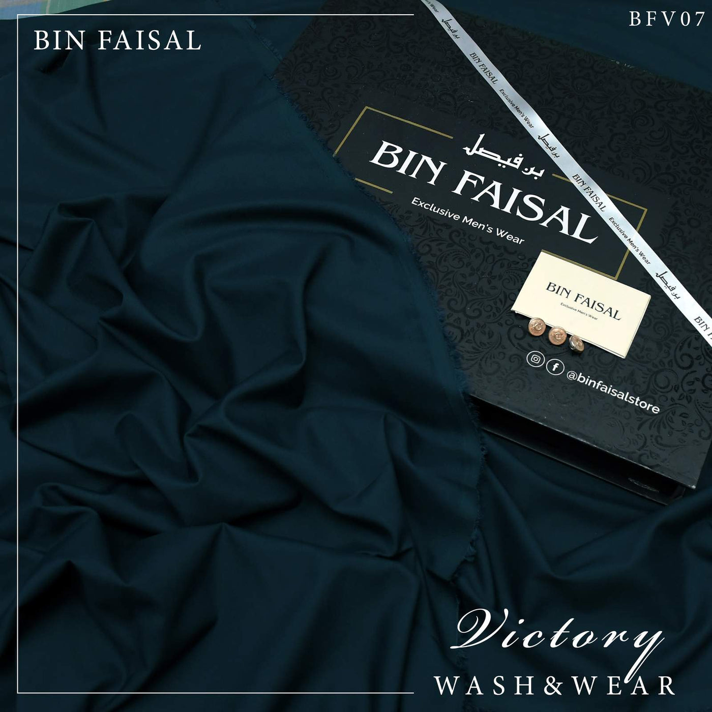 BIN FAISAL 100% Pure Super Luxury Victory Wash & Wear