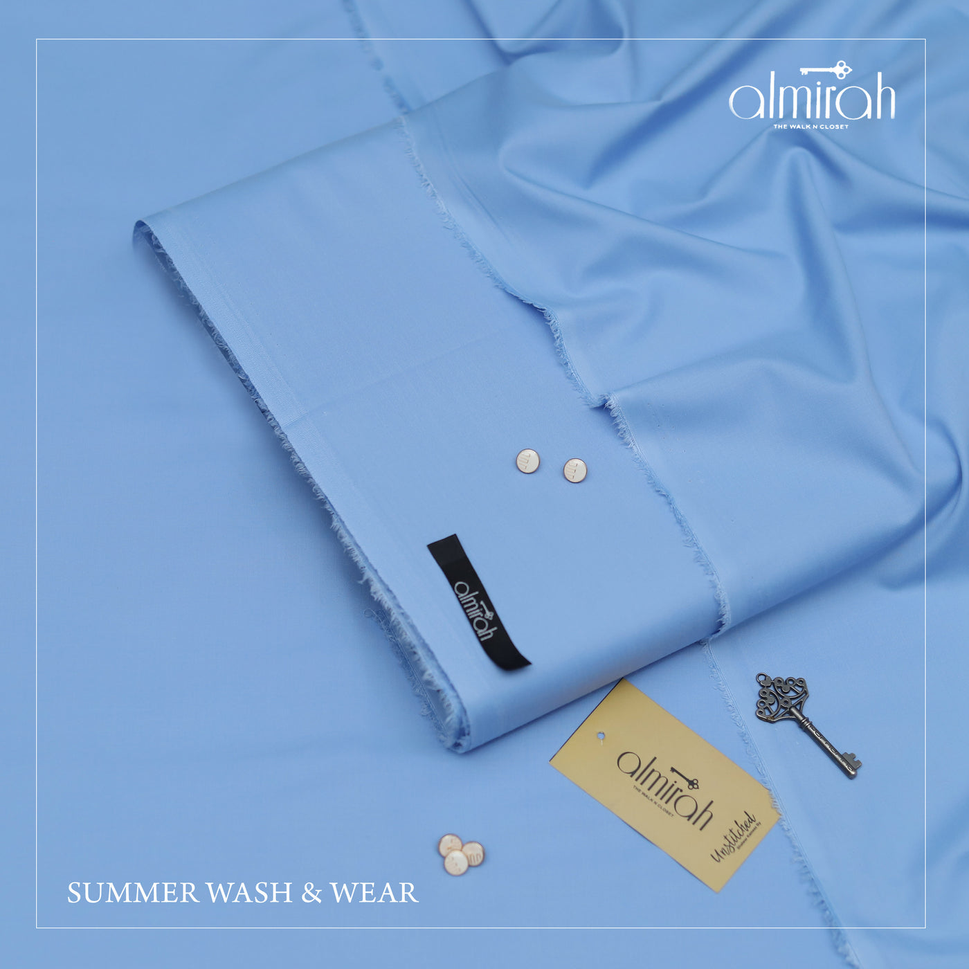Almirah Luxury Wash and Wear"-SKY
