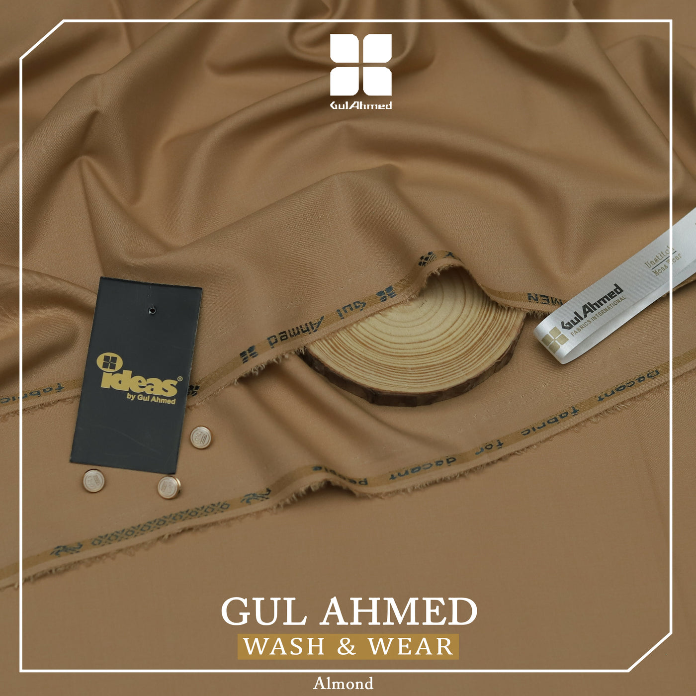 Men's Classical Wash'n Wear Soft - Smooth - Suitable for all season wearings -ALMOND