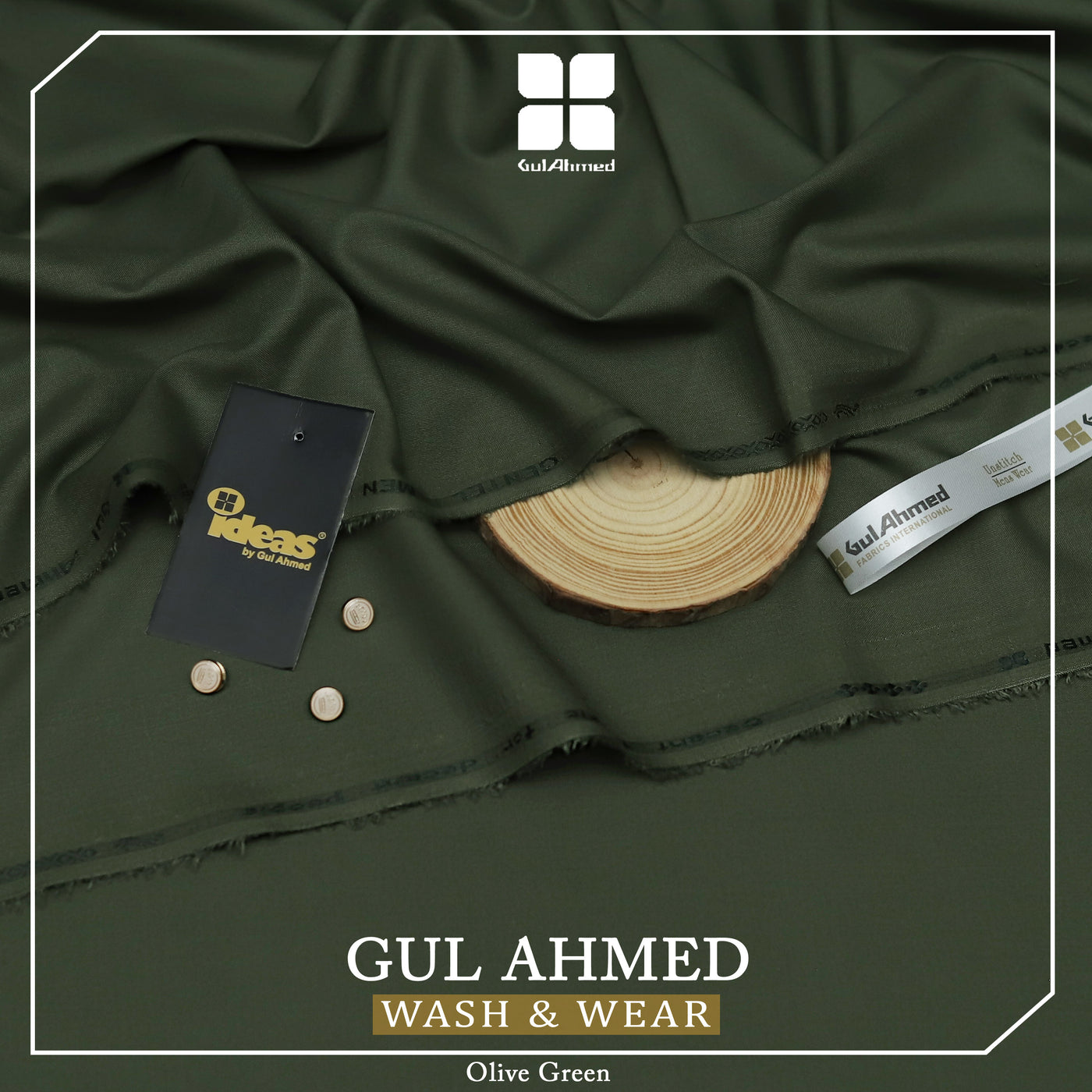 Men's Classical Wash'n Wear Soft - Smooth - Suitable for all season wearings - OLIVE GREEN