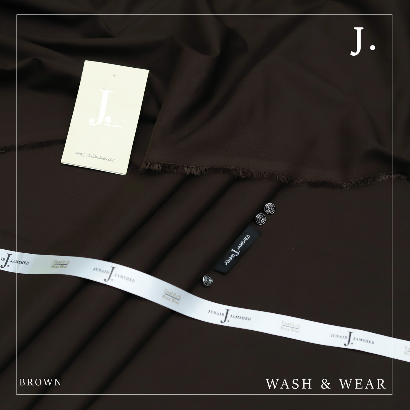 "Pure Comfort, Pure Style: The 2025 Men's Premium 100% Pure Wash & Wear Collection for All Seasons"-BROWN