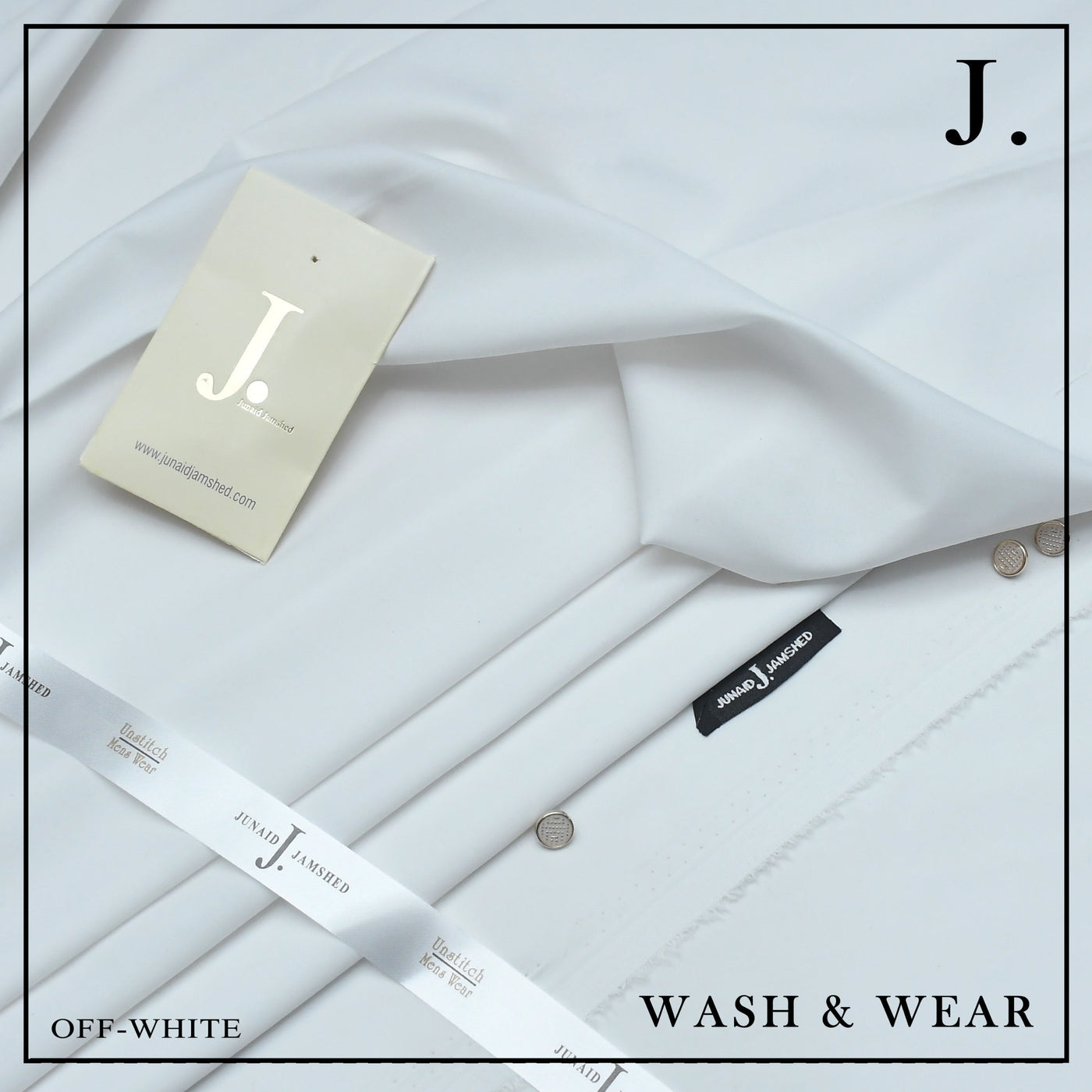 "Pure Comfort, Pure Style: The 2025 Men's Premium 100% Pure Wash & Wear Collection for All Seasons"-OFF WHITE