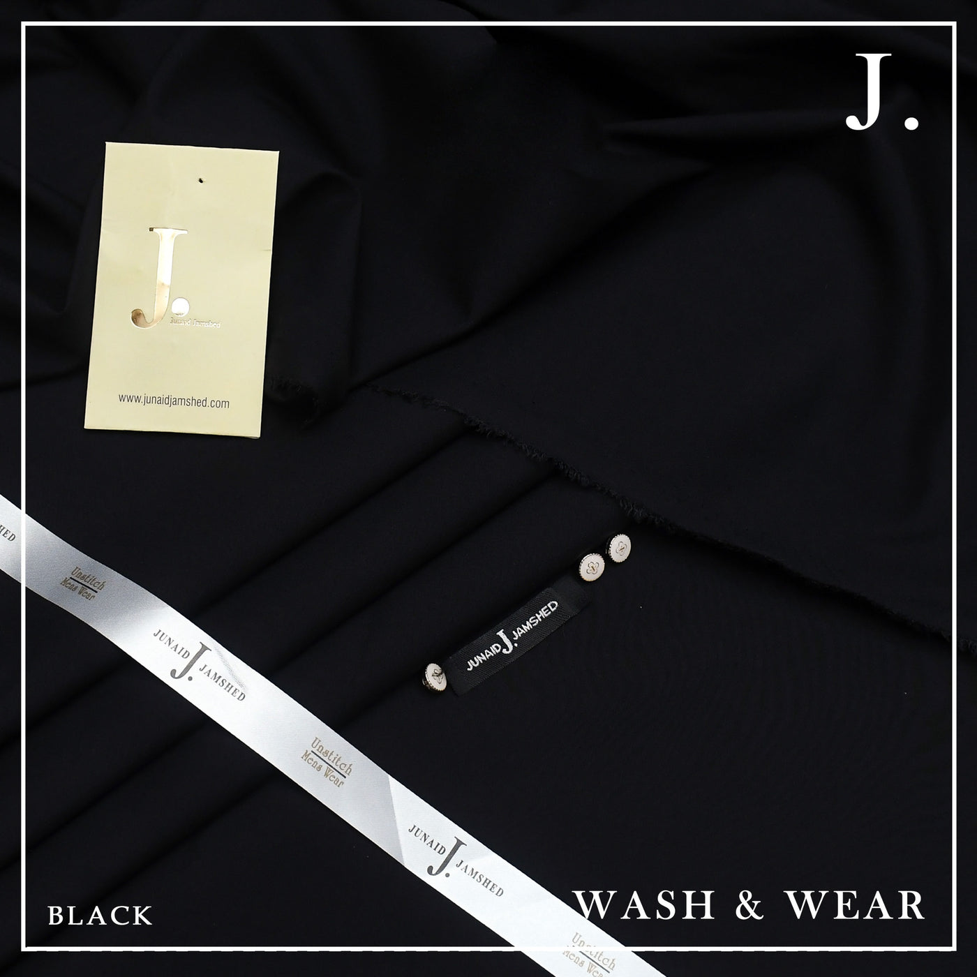 "Pure Comfort, Pure Style: The 2025 Men's Premium 100% Pure Wash & Wear Collection for All Seasons"-BLACK