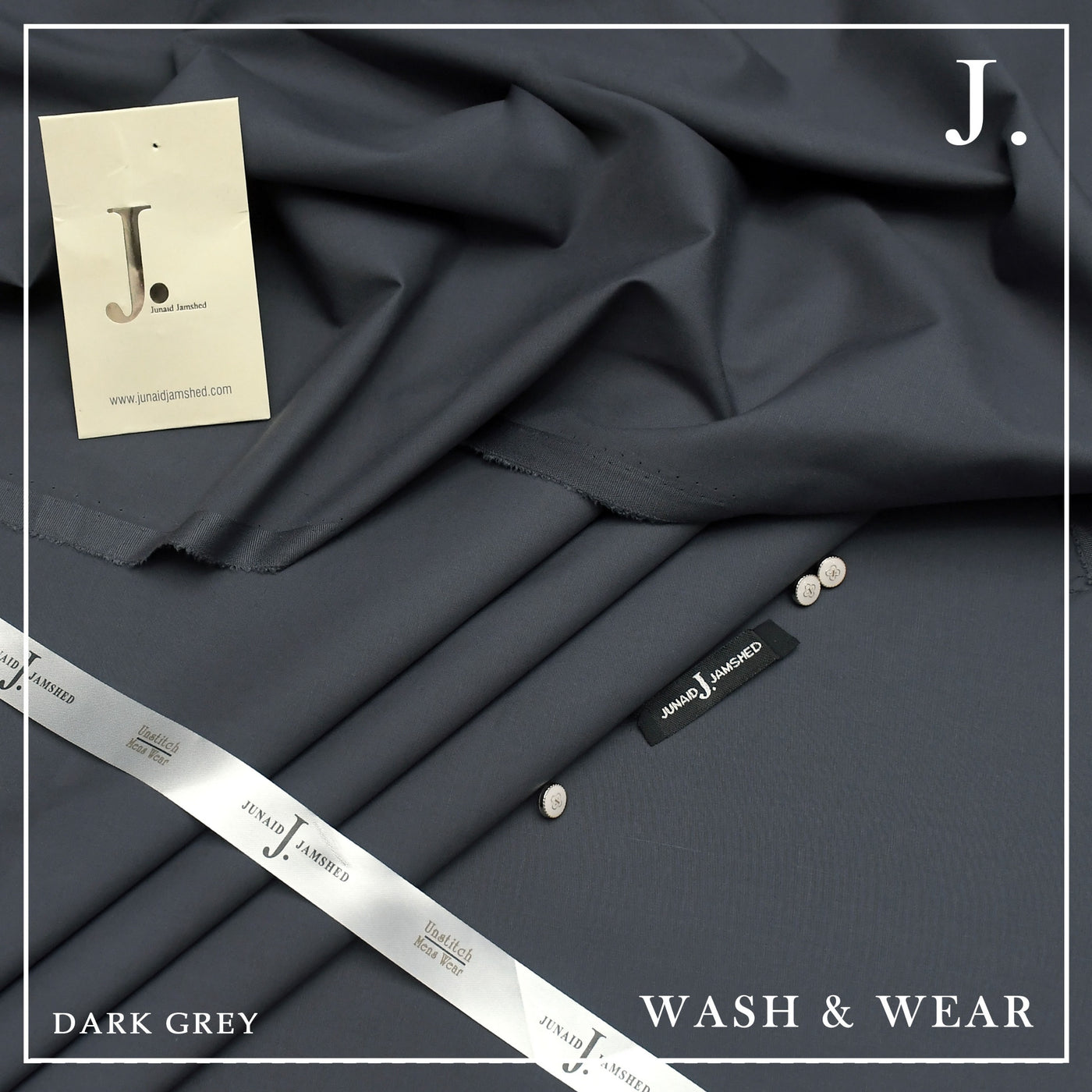"Pure Comfort, Pure Style: The 2025 Men's Premium 100% Pure Wash & Wear Collection for All Seasons"-DARK GRAY