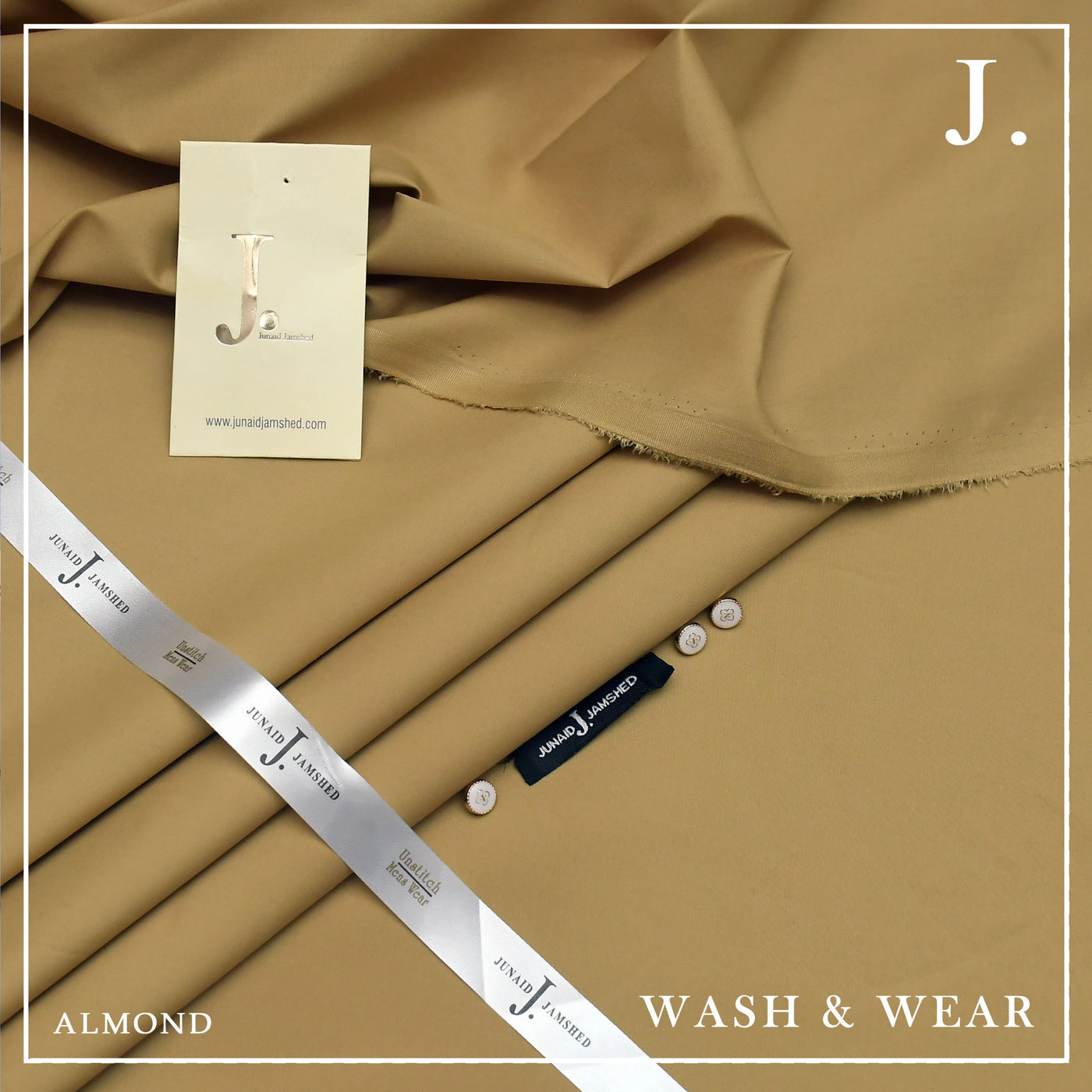 "Pure Comfort, Pure Style: The 2025 Men's Premium 100% Pure Wash & Wear Collection for All Seasons"-ALMOND