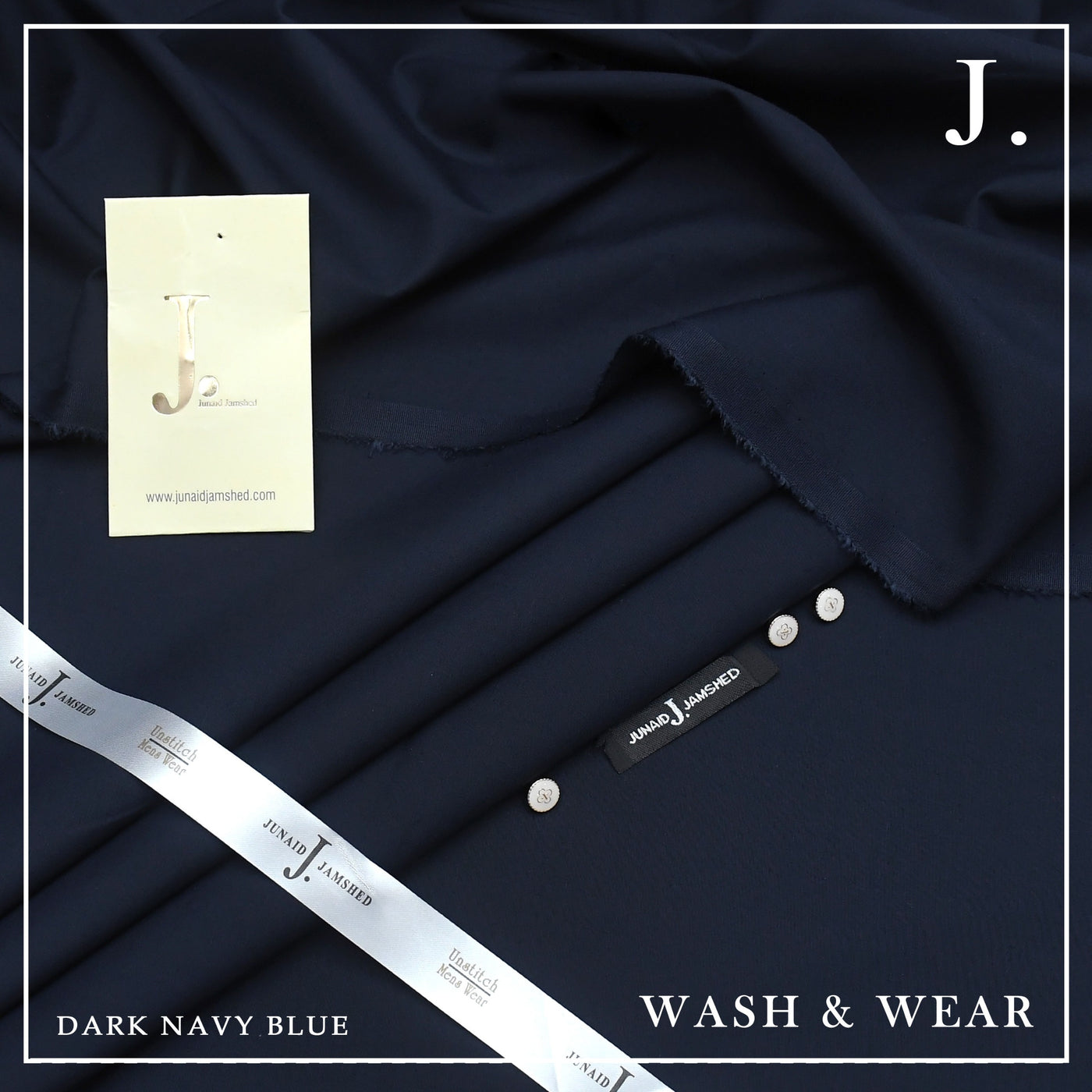 "Pure Comfort, Pure Style: The 2025 Men's Premium 100% Pure Wash & Wear Collection for All Seasons"-NAVY BLUE