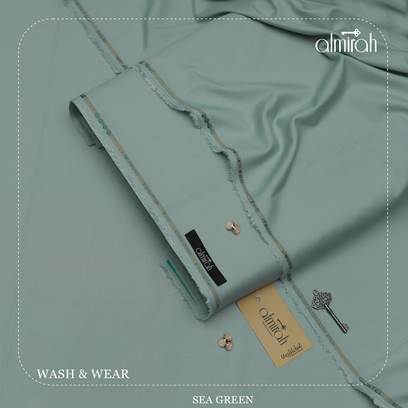 Almirah Luxury Wash and Wear"- Sea Green