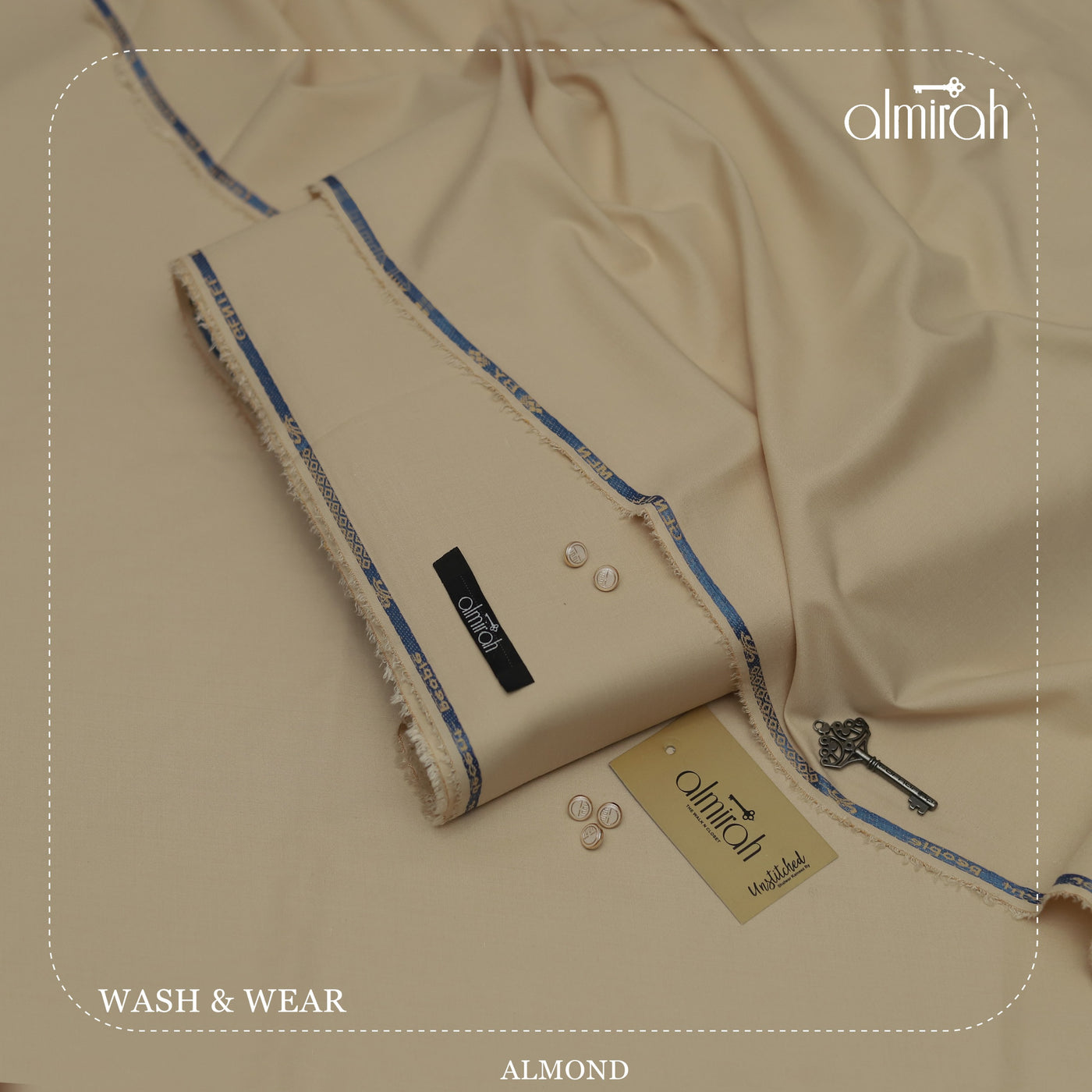 Almirah Luxury Wash and Wear"- ALMOND