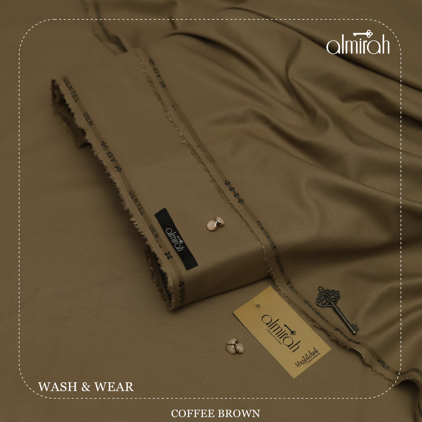 Almirah Luxury Wash and Wear"- Coffee Brown